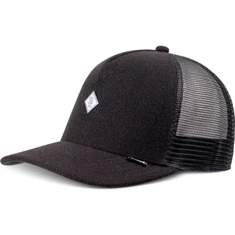Cap curbată black snapback de Djinns