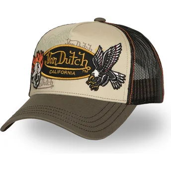 Czapka trucker wielokolorowa PATCHES11 od Von Dutch