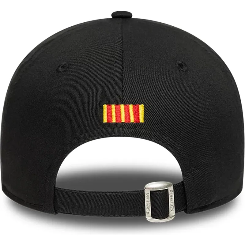 cap-curbata-black-snapback-9forty-ajustable-de-fc-barcelona-laliga-de-new-era