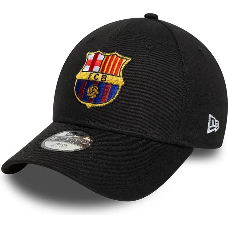 epci-curbata-negru-snapback-pentru-copii-9forty-ajustable-de-fc-barcelona-laliga-de-new-era