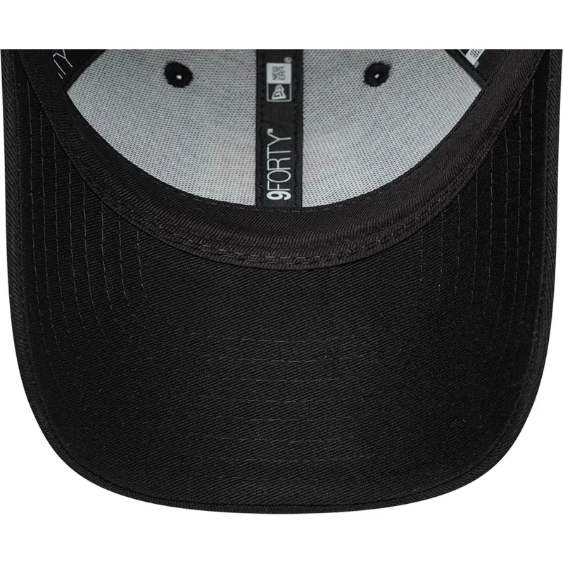 cappellino-curvo-nero-regolabile-per-bambino-del-fc-barcelona-laliga-9forty-core-di-new-era