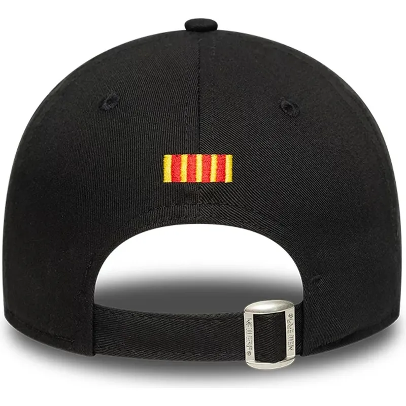cap-curbata-black-snapback-pentru-copii-9forty-ajustable-de-fc-barcelona-laliga-de-new-era