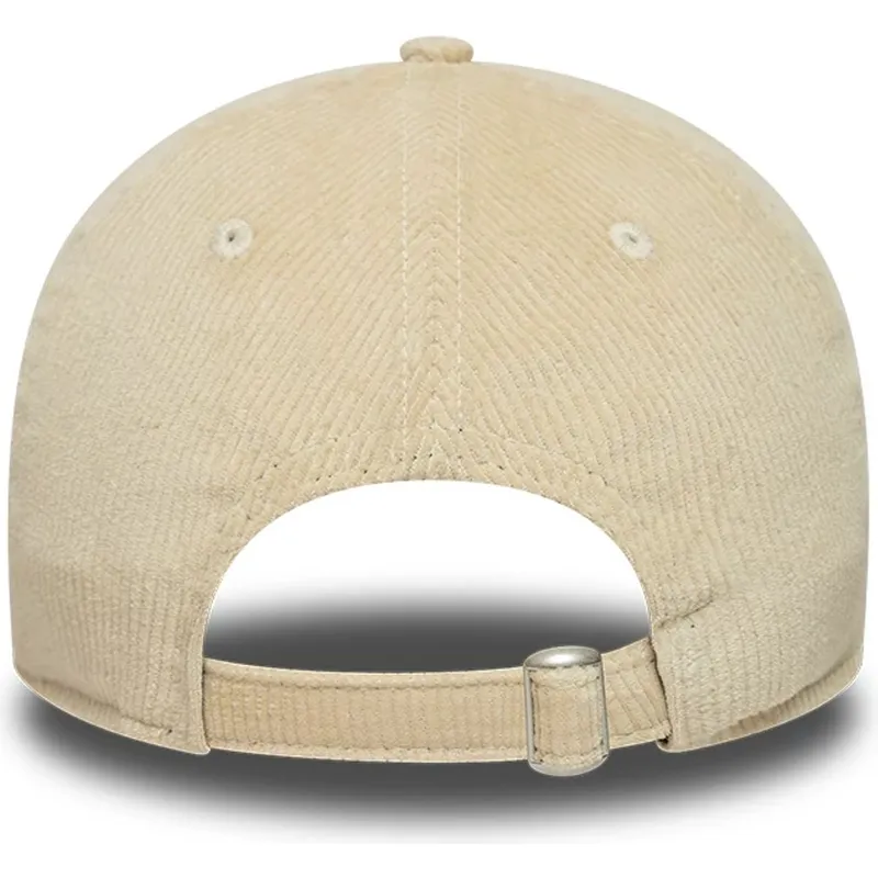 casquette-courbee-beige-ajustable-fc-barcelona-laliga-9twenty-cord-new-era
