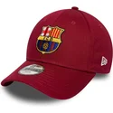 cap-curbata-red-snapback-pentru-copii-9forty-ajustable-de-fc-barcelona-laliga-de-new-era