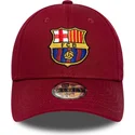 cap-curbata-red-snapback-pentru-copii-9forty-ajustable-de-fc-barcelona-laliga-de-new-era
