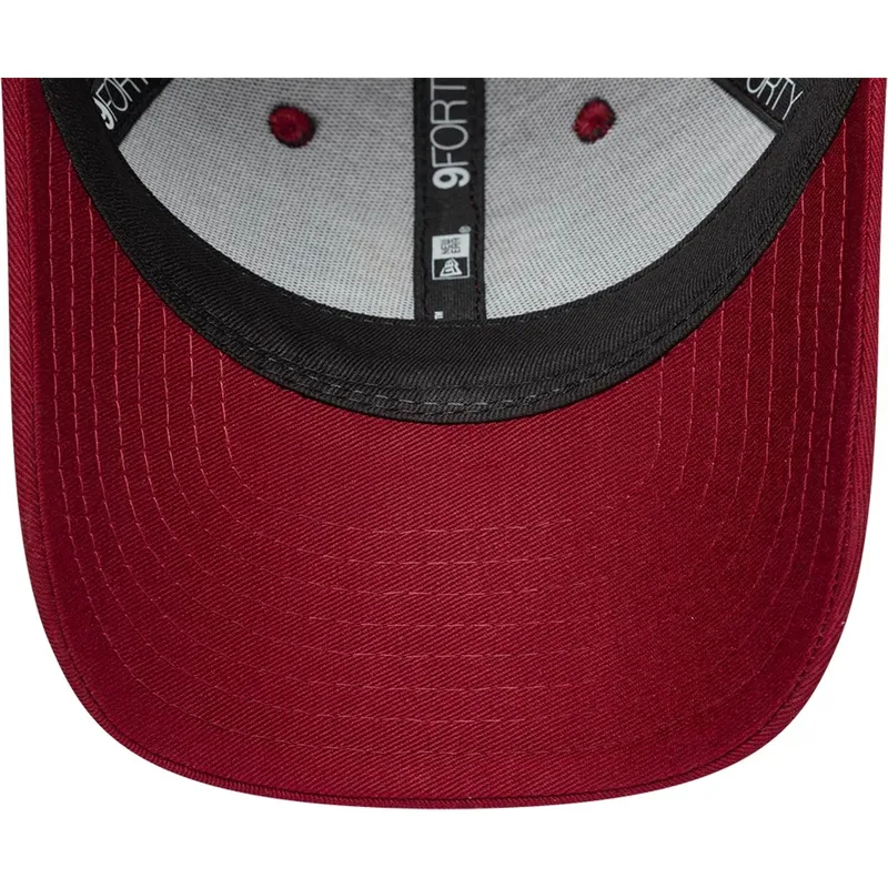 cap-curbata-red-snapback-pentru-copii-9forty-ajustable-de-fc-barcelona-laliga-de-new-era