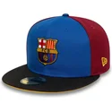 fc-barcelona-laliga-59fifty-mes-que-un-club-bla-och-rod-justerbar-flat-keps-fran-new-era