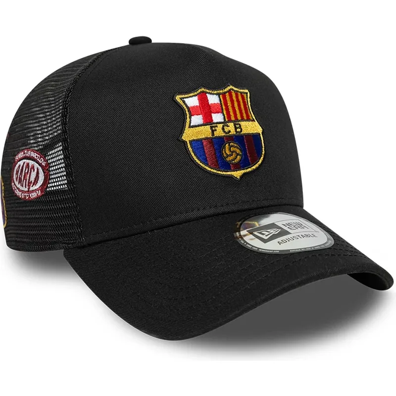 epci-curbata-negru-snapback-a-frame-trucker-de-fc-barcelona-laliga-de-new-era