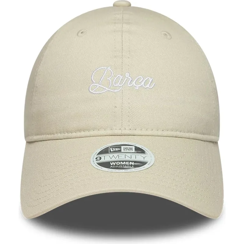 cap-curbata-beige-snapback-9twenty-ajustable-de-fc-barcelona-laliga-de-new-era