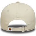 cappellino-curvo-beige-regolabile-da-donna-del-fc-barcelona-laliga-9twenty-wordmark-di-new-era
