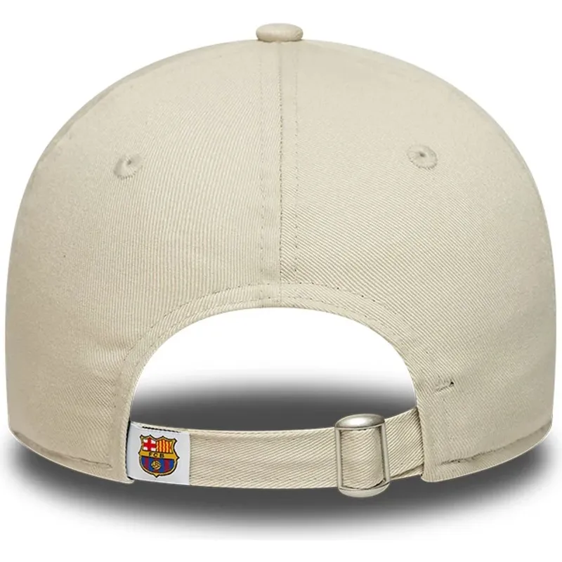cap-curbata-beige-snapback-9twenty-ajustable-de-fc-barcelona-laliga-de-new-era