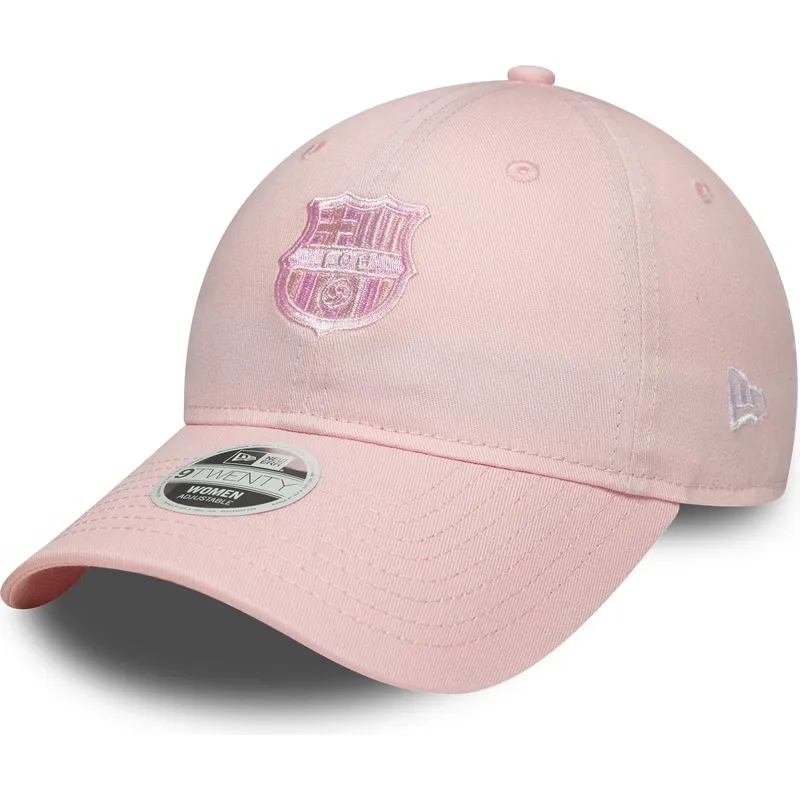 cappellino-rosa-regolabile-da-donna-con-logo-rosa-del-fc-barcelona-laliga-9twenty-di-new-era
