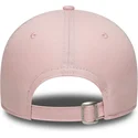 verstellbare-rosa-damen-cap-mit-gebogenem-schirm-und-rosa-fc-barcelona-laliga-9twenty-logo-von-new-era