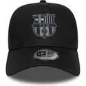 new-era-fc-barcelona-laliga-a-frame-tonal-svart-trucker-keps