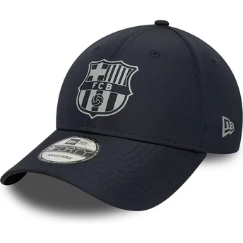 Cap curbată navy blue snapback 9FORTY ajustable de FC Barcelona LALIGA de New Era