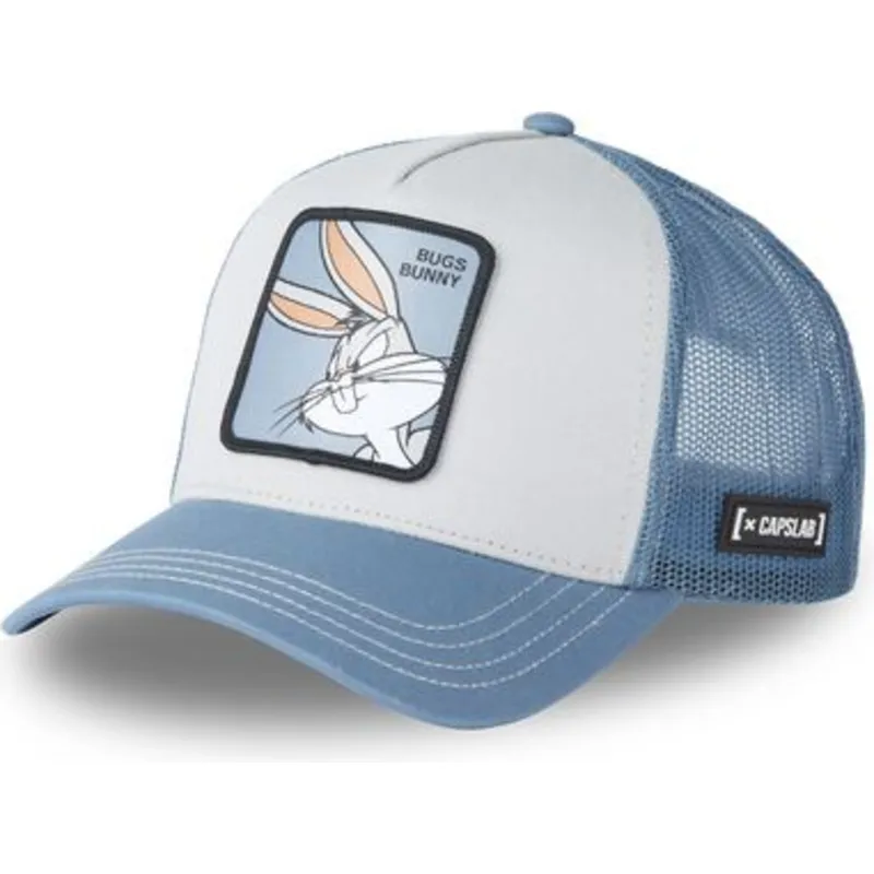 cappellino-trucker-bianco-e-blu-bugs-bunny-loo8-bug2-looney-tunes-di-capslab