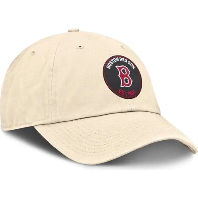 epci-curbata-bej-reglabila-club-unstructured-organic-cotton-de-boston-red-sox-mlb-de-nike