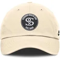 cappellino-curvo-beige-regolabile-club-unstructured-organic-cotton-dei-chicago-white-sox-mlb-di-nike