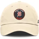 casquette-courbee-beige-ajustable-club-unstructured-organic-cotton-detroit-tigers-mlb-nike
