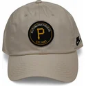epci-curbata-bej-reglabila-club-unstructured-organic-cotton-de-pittsburgh-pirates-mlb-de-nike