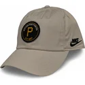 epci-curbata-bej-reglabila-club-unstructured-organic-cotton-de-pittsburgh-pirates-mlb-de-nike