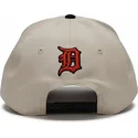 czapka-z-daszkiem-bezowo-czarna-snapback-rise-structured-detroit-tigers-mlb-nike