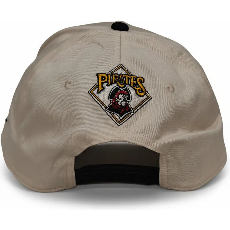 gorra-curva-beige-y-negra-snapback-rise-structured-de-pittsburgh-pirates-mlb-de-nike