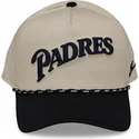 nike-curved-brim-rise-structured-san-diego-padres-mlb-beige-and-black-snapback-cap