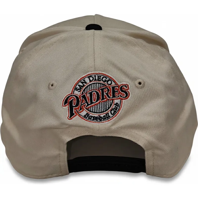 cap-curbata-beige-snapback-rise-structured-de-san-diego-padres-mlb-de-nike