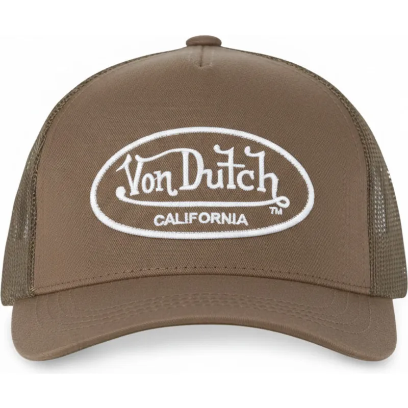 casquette-trucker-marron-ajustable-lof-b3-von-dutch