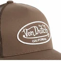 von-dutch-lof-b3-brown-adjustable-trucker-hat