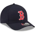 casquette-courbee-bleue-marine-snapback-9forty-m-crown-player-replica-boston-red-sox-mlb-new-era