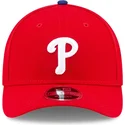 cappellino-visiera-curva-rosso-snapback-9forty-m-crown-player-replica-di-philadelphia-phillies-mlb-di-new-era
