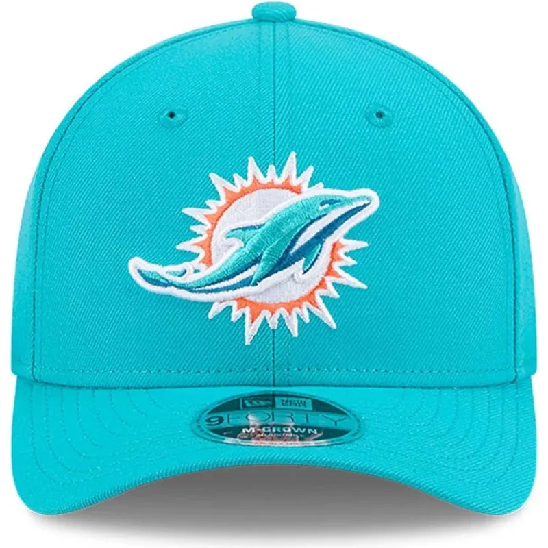 cappellino-visiera-curva-blu-snapback-9forty-m-crown-team-di-miami-dolphins-nfl-di-new-era