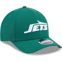 grune-gebogene-snapback-kappe-9forty-m-crown-team-der-new-york-jets-nfl-von-new-era