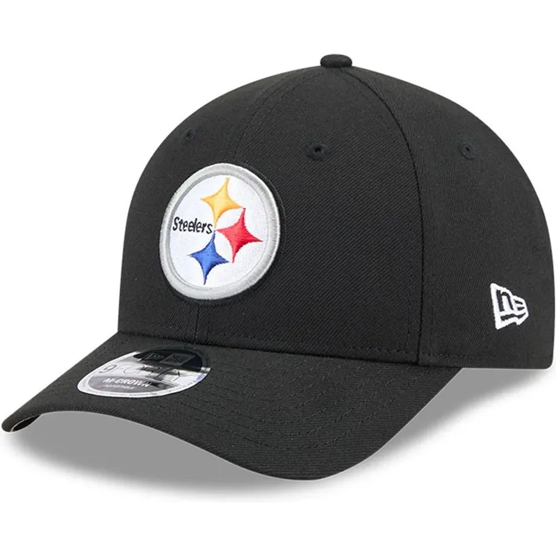 cappellino-curvo-nero-snapback-9forty-m-crown-team-dei-pittsburgh-steelers-nfl-di-new-era