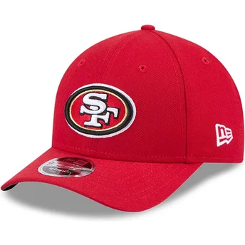 Șepci curbată roșu snapback 9FORTY M-Crown Team de San Francisco 49ers NFL de New Era