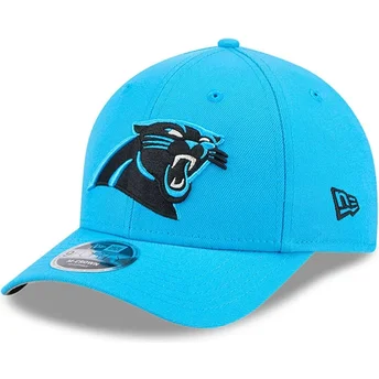 Cappellino curvo blu snapback 9FORTY M-Crown Team dei Carolina Panthers NFL di New Era
