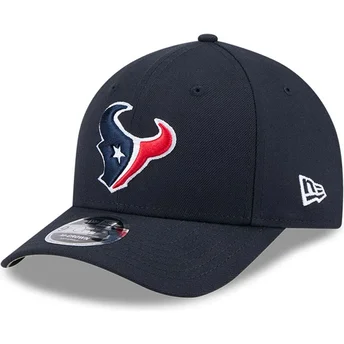 Casquette courbée bleue marine snapback 9FORTY M-Crown Team Houston Texans NFL New Era