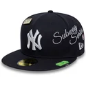 marinbla-platt-keps-justerad-59fifty-subway-series-fran-new-york-yankees-mlb-av-new-era