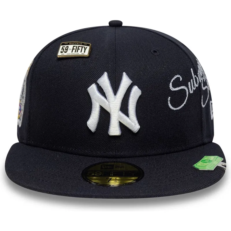 marinbla-platt-keps-justerad-59fifty-subway-series-fran-new-york-yankees-mlb-av-new-era