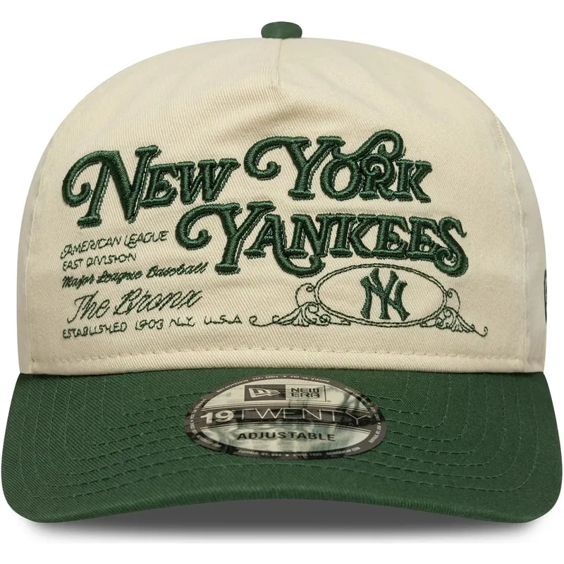 epci-curbata-bej-reglabila-19twenty-washed-graphic-de-new-york-yankees-mlb-de-new-era