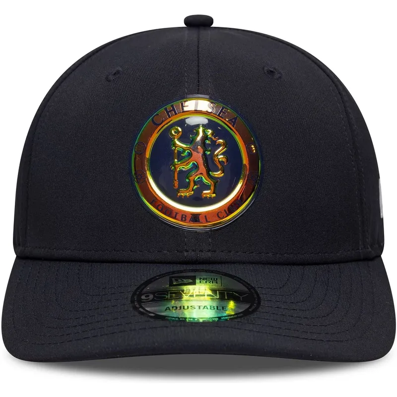 marinbla-bojd-keps-snapback-9seventy-stretch-snap-iridescent-fran-chelsea-football-club-premier-league-av-new-era
