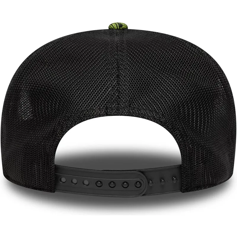 cappellino-trucker-nero-e-giallo-9seventy-stretch-snap-all-over-print-di-valentino-rossi-vr46-motogp-di-new-era
