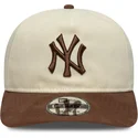 epci-curbata-maro-reglabila-9fifty-a-frame-suede-visor-de-new-york-yankees-mlb-de-new-era