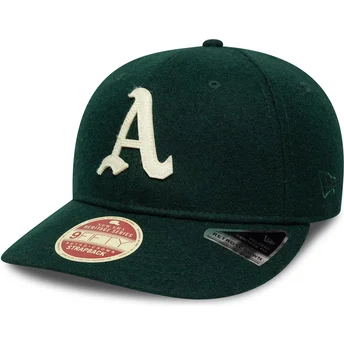 Cap curbată green adjustable strap 9FIFTY Retro Crown Heritage Series de Oakland Athletics MLB de New Era