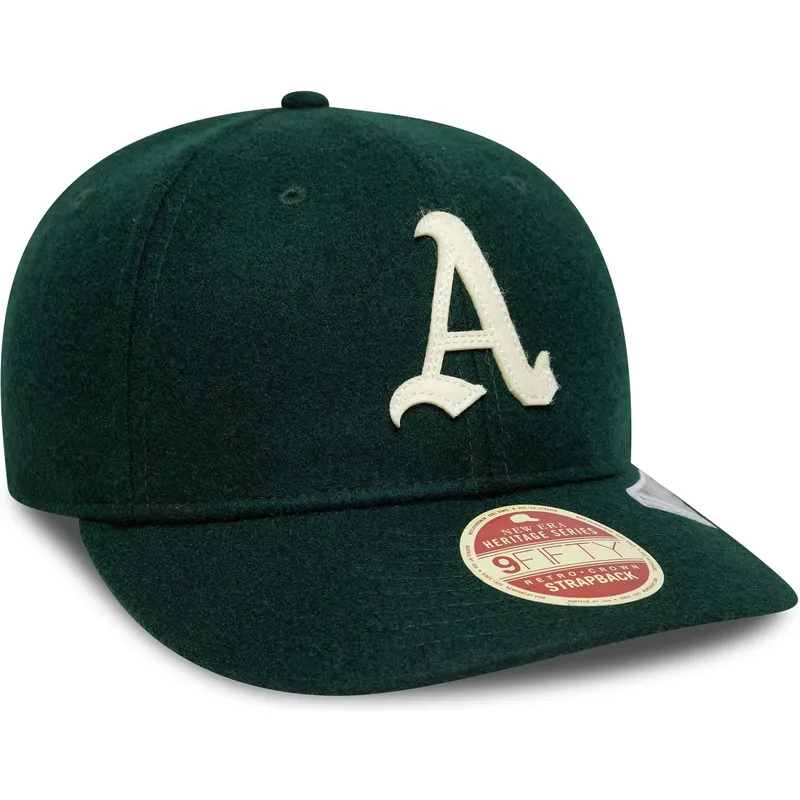 grune-gebogene-verstellbare-kappe-9fifty-retro-crown-heritage-series-der-oakland-athletics-mlb-von-new-era