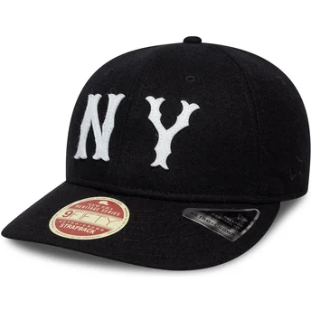 Cap curbată black adjustable strap 9FIFTY Retro Crown Heritage Series de New York Highlanders MLB de New Era