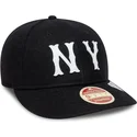 gorra-curva-negra-ajustable-9fifty-retro-crown-heritage-series-de-new-york-highlanders-mlb-de-new-era