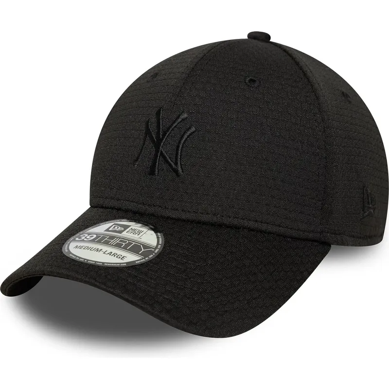 cappellino-curvo-nero-regolabile-con-logo-nero-39thirty-stretch-mesh-di-new-york-yankees-mlb-di-new-era